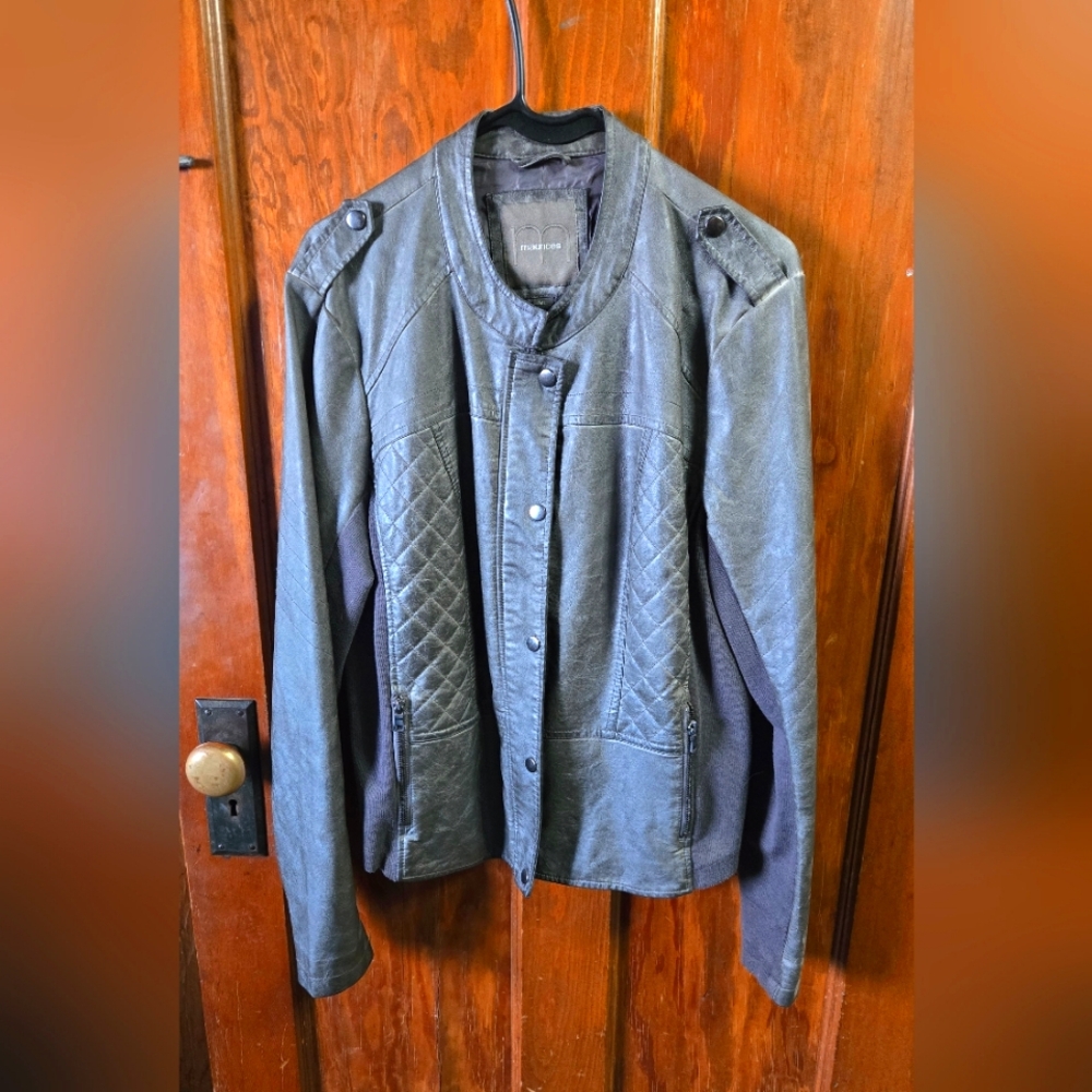 Maurice's pleather jacket